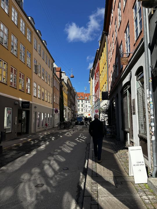 Colourful street, Copenhagen
