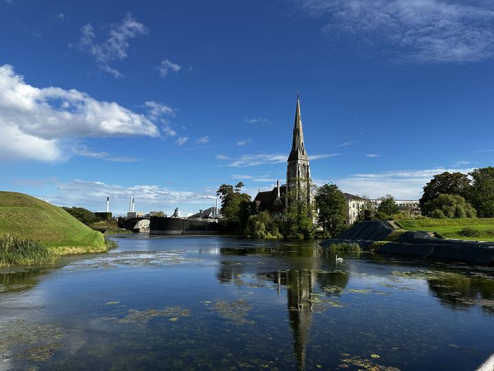 St. Alban's Church from Kastellet, Copenhagen